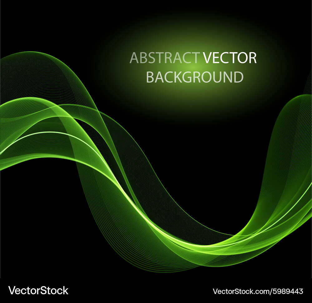 Dynamic Wave Background Vector Image