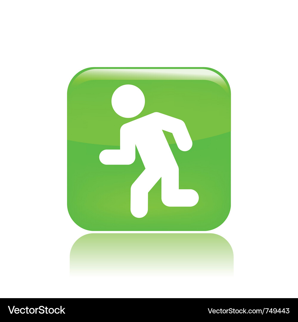 Exit security icon Vector Image