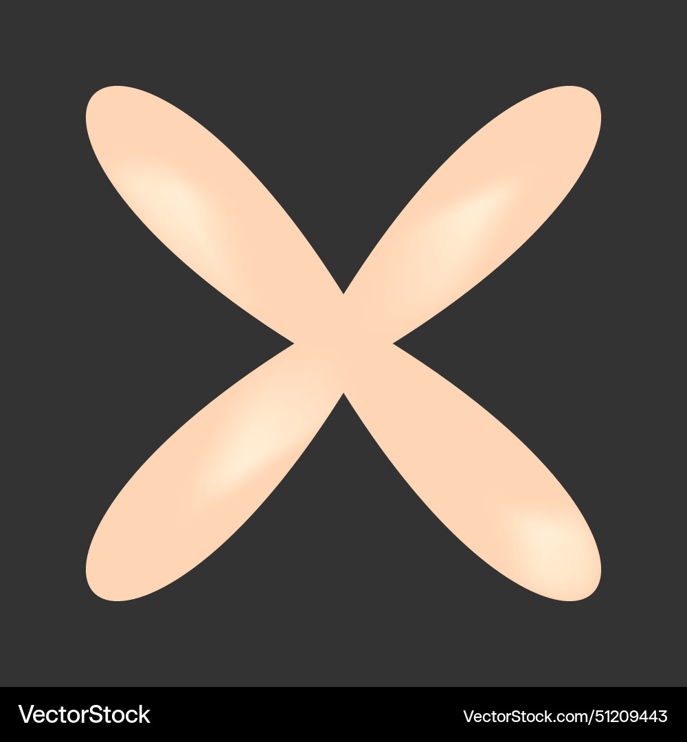 Y2k retro element 90s or 2000s figure in gradient vector image