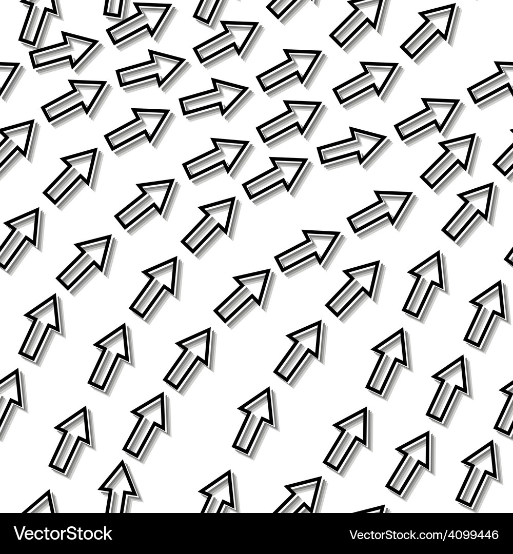 Seamless arrow pattern Vector Image
