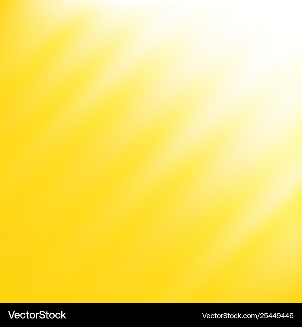 Yellow Gradient Background with Rays vector image