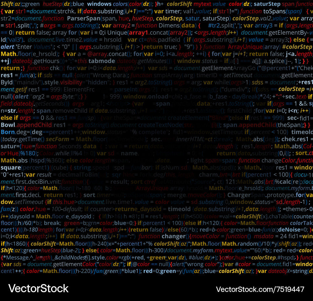 Abstract program code Royalty Free Vector Image