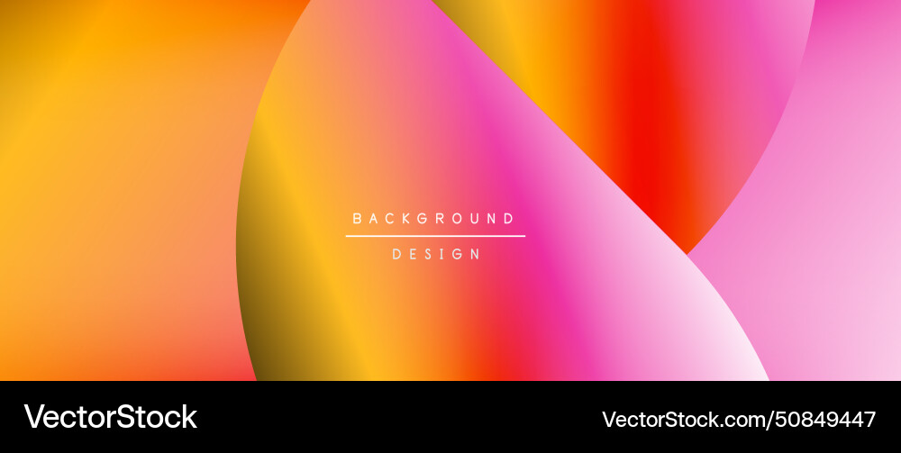 Bright color circle and round element minimal Vector Image