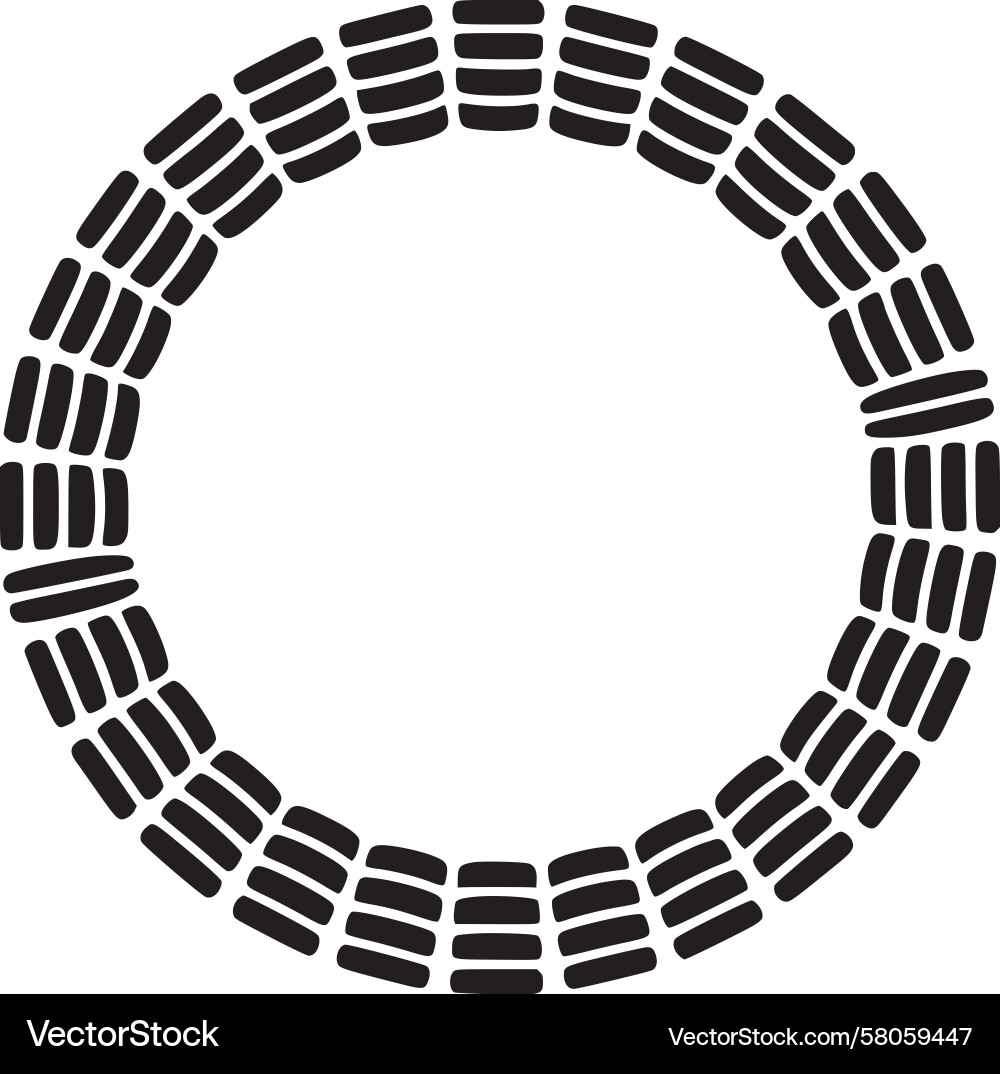 Circular Repeating Pattern Vector Image