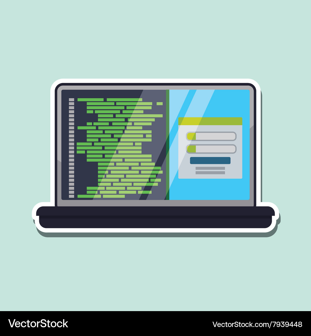 Development and software design Vector Image