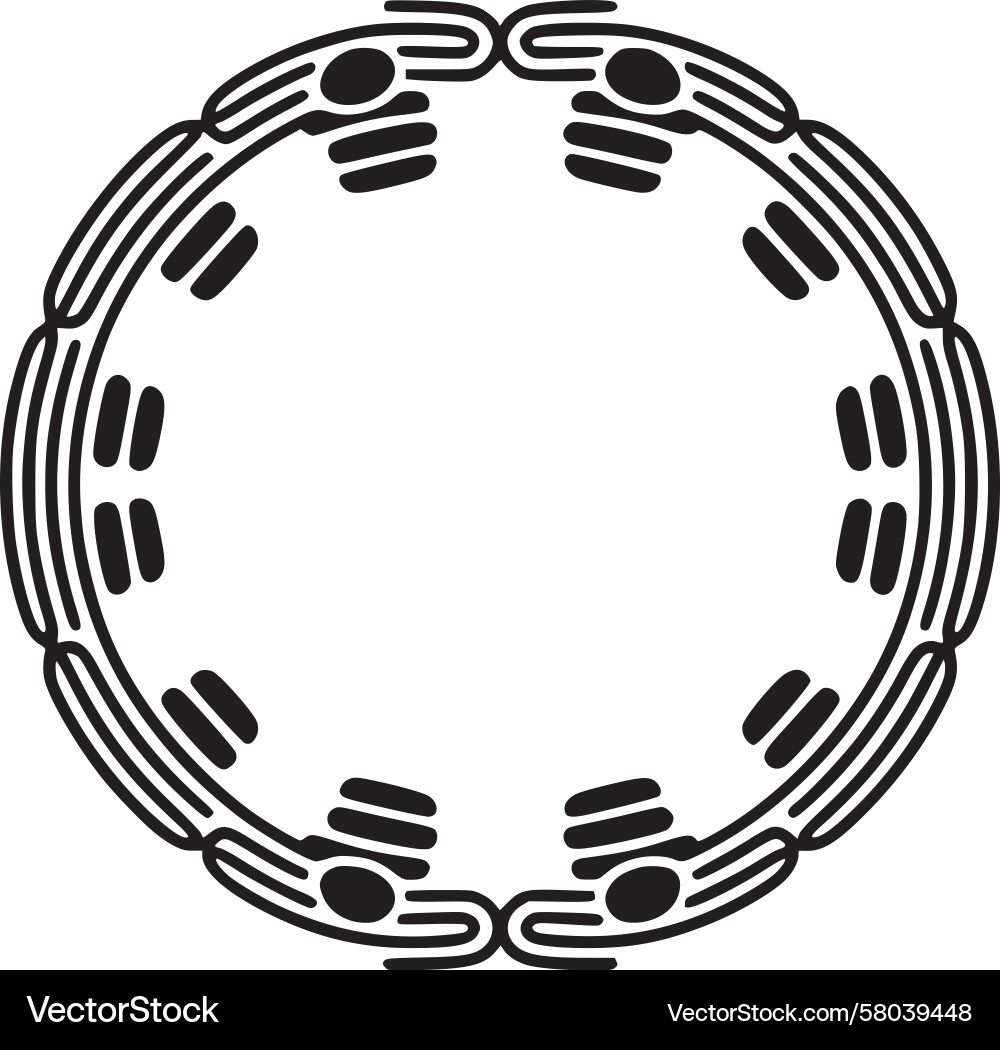 Intricate Circular Pattern Vector Image