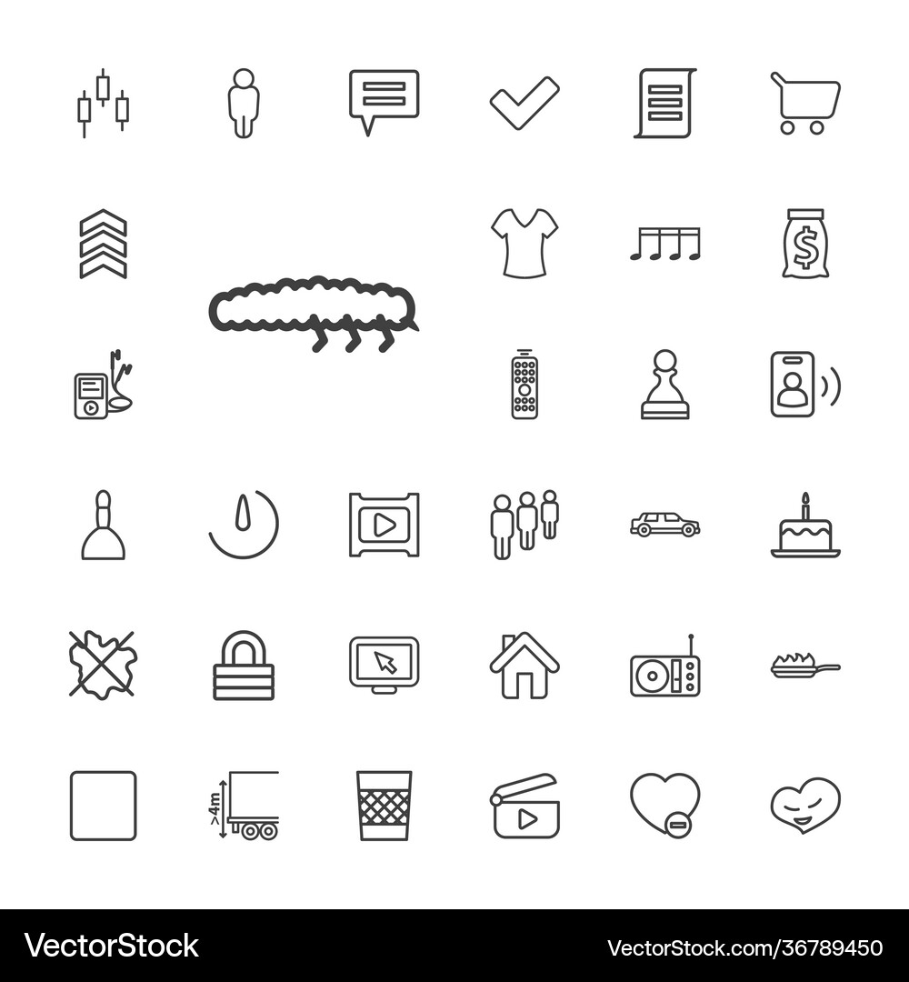 33 button icons (36789450) – Free Vector | VectorStock