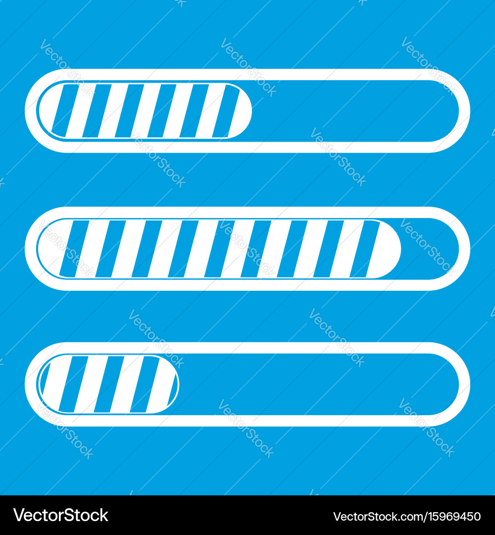 Load Icon - Columns Horizontal vector image