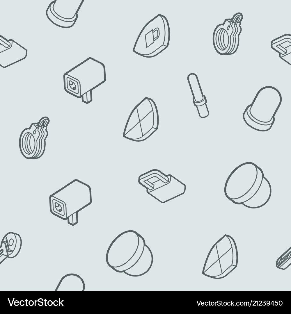 Security outline isometric pattern Security outline isometric pattern Vector Image