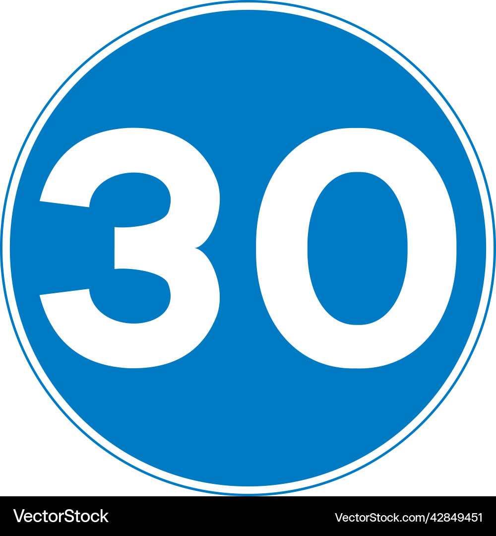 Minimum speed Vector Image