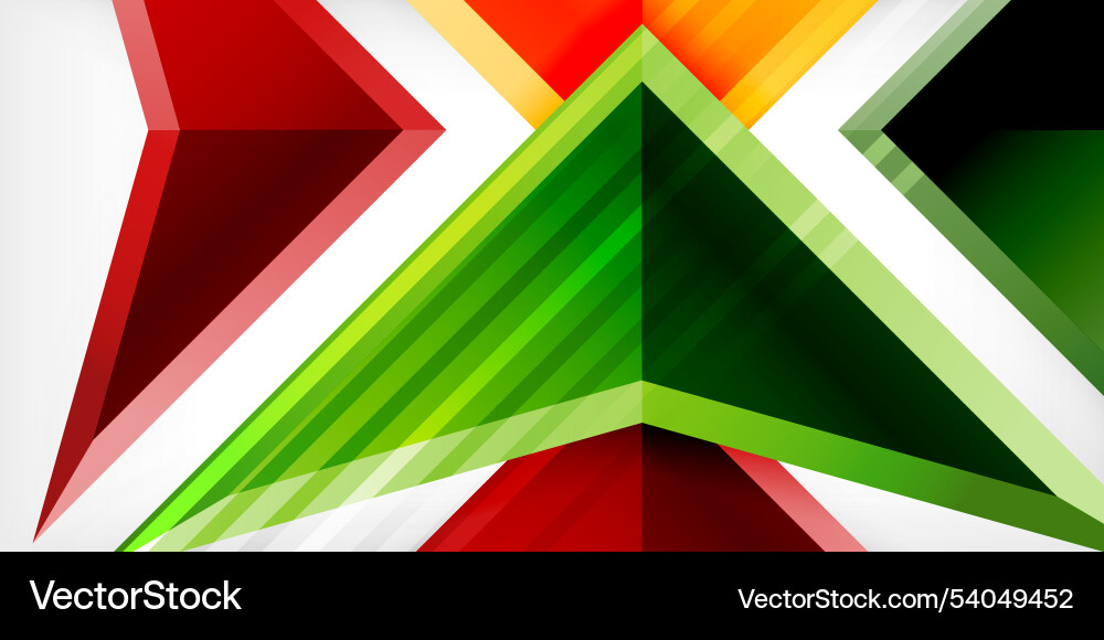 Abstract background color triangles and arrows Abstract background color triangles and arrows Vector Image
