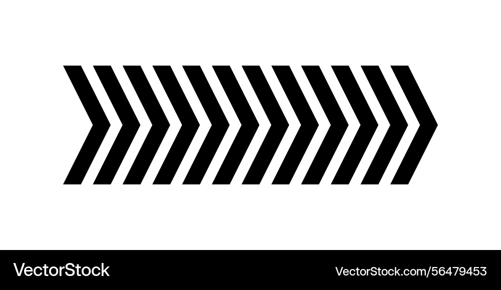 Chevron arrow pattern shape line motion Vector Image