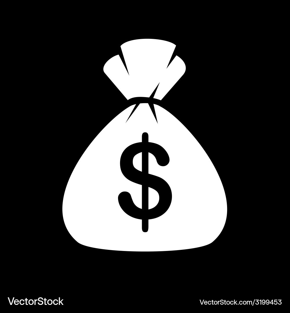 Black money bag discount