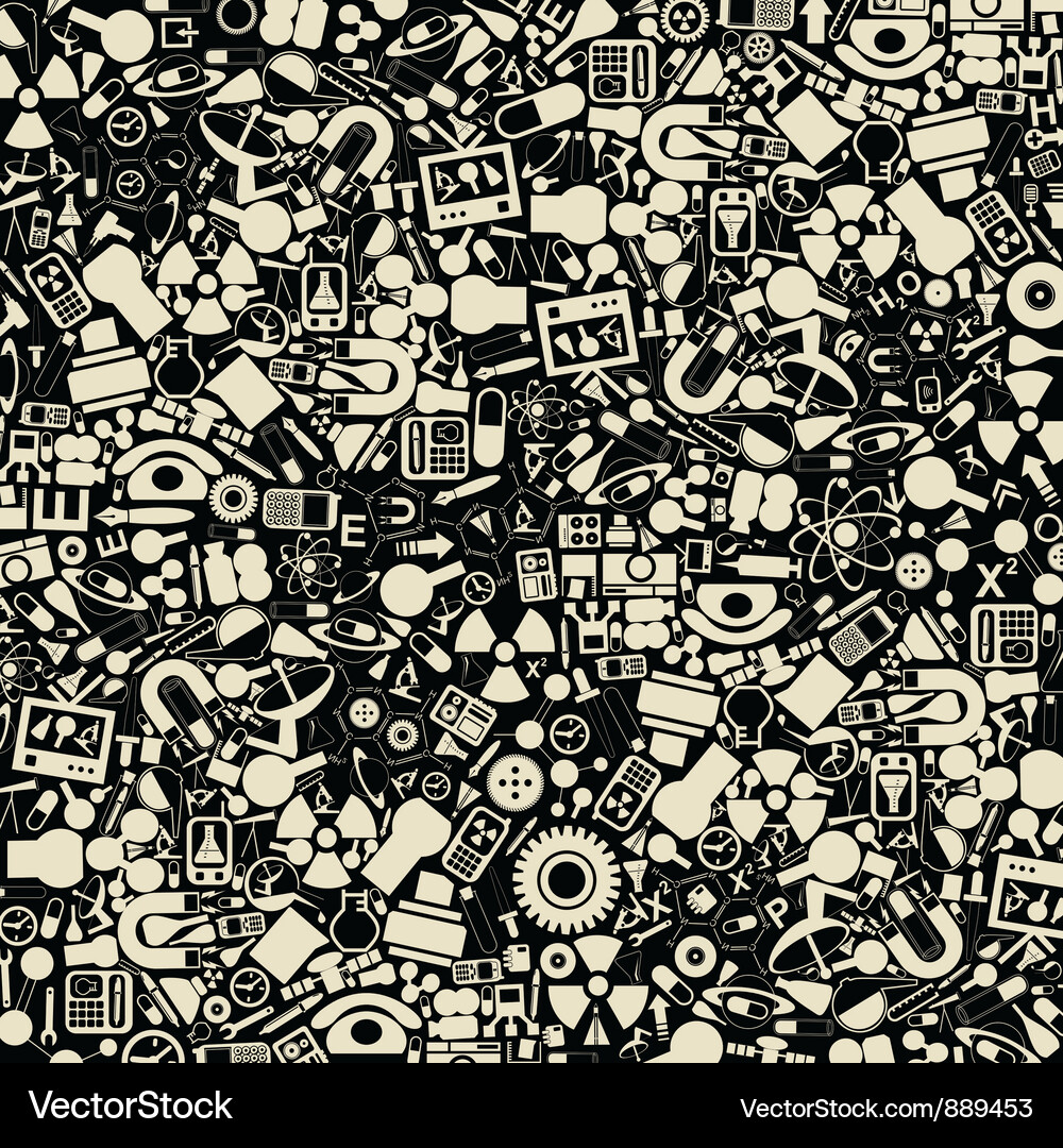 Scientific Technology Background Vector Image