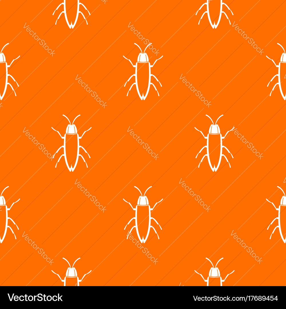 Cockroach pattern seamless Vector Image