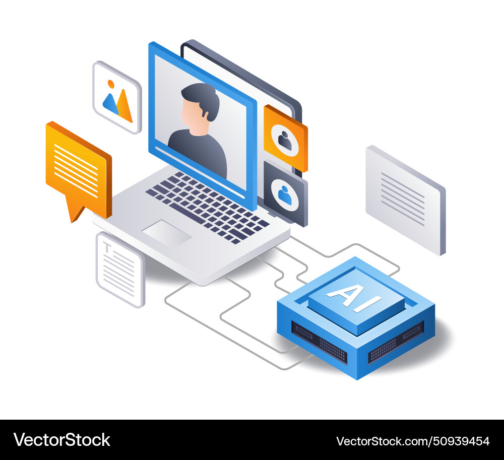 Creating video content with artificial vector image