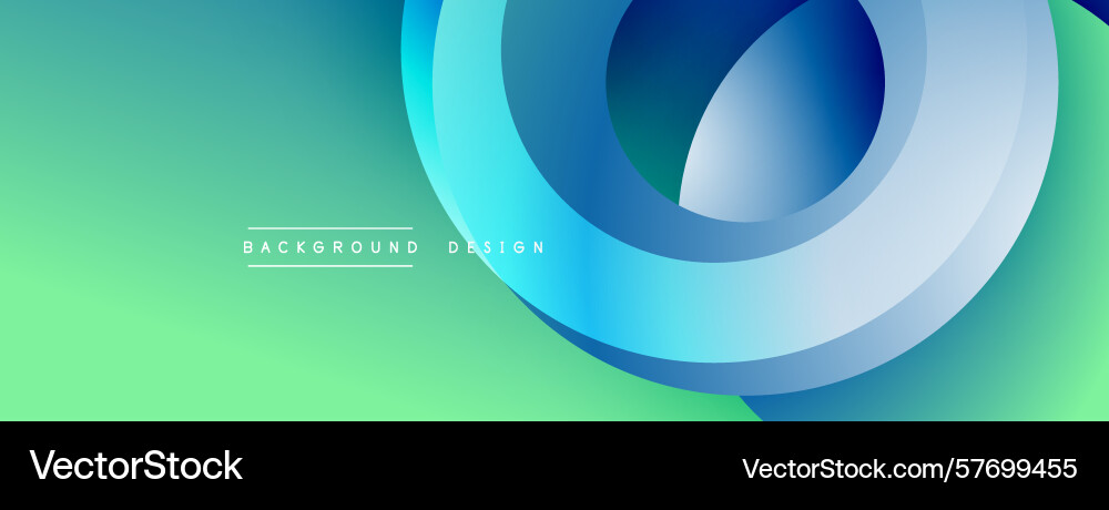 Abstract flowing lines create dynamic gradient Vector Image