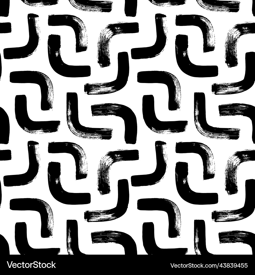 Curved Line Pattern Vector Image