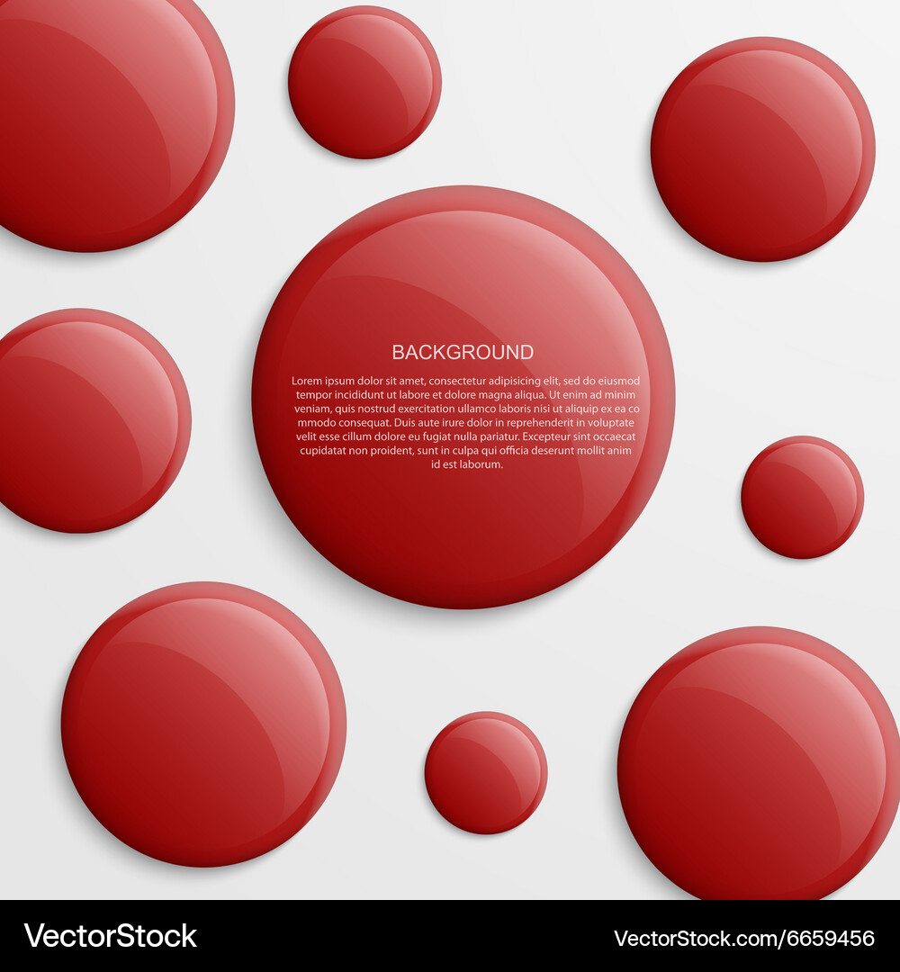 Abstract background with color circles Vector Image
