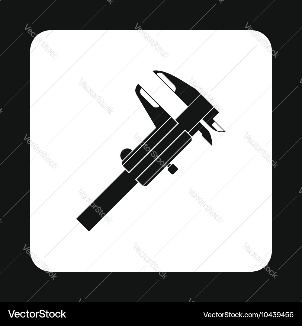 Caliper icon simple style vector image