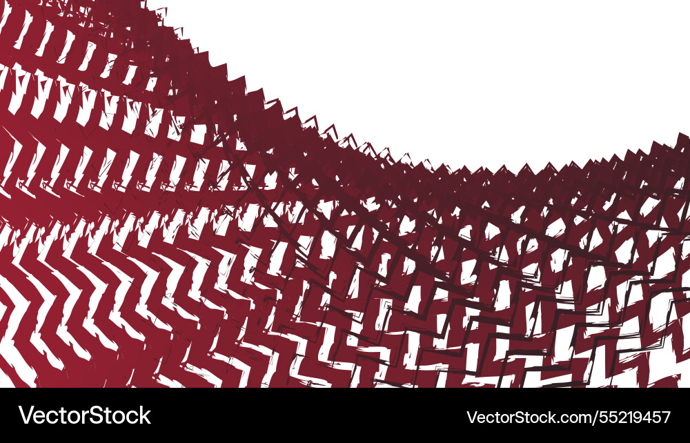 Red zig zag line brush pattern abstract Red zig zag line brush pattern abstract Vector Image