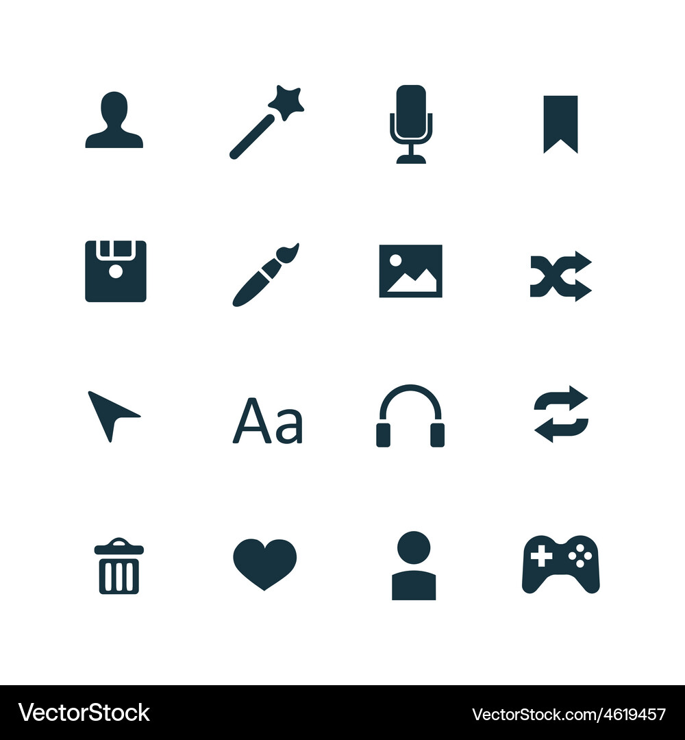 Webdesign icons set Vector Image