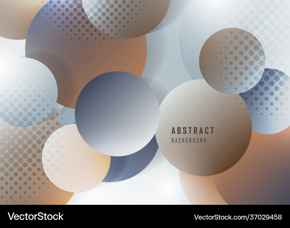 Abstract gradient circle style pattern Abstract gradient circle style pattern vector image