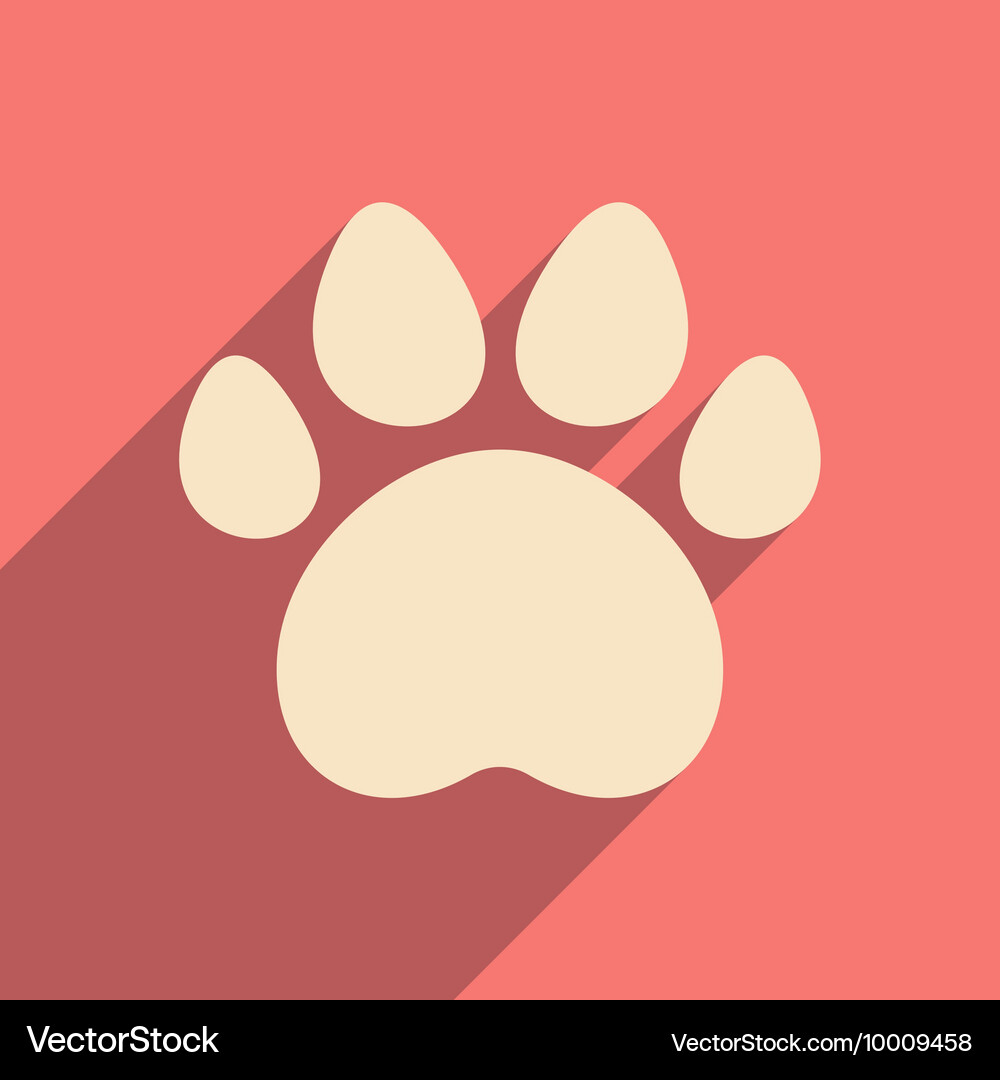 Flat with shadow icon and mobile application Vector Image