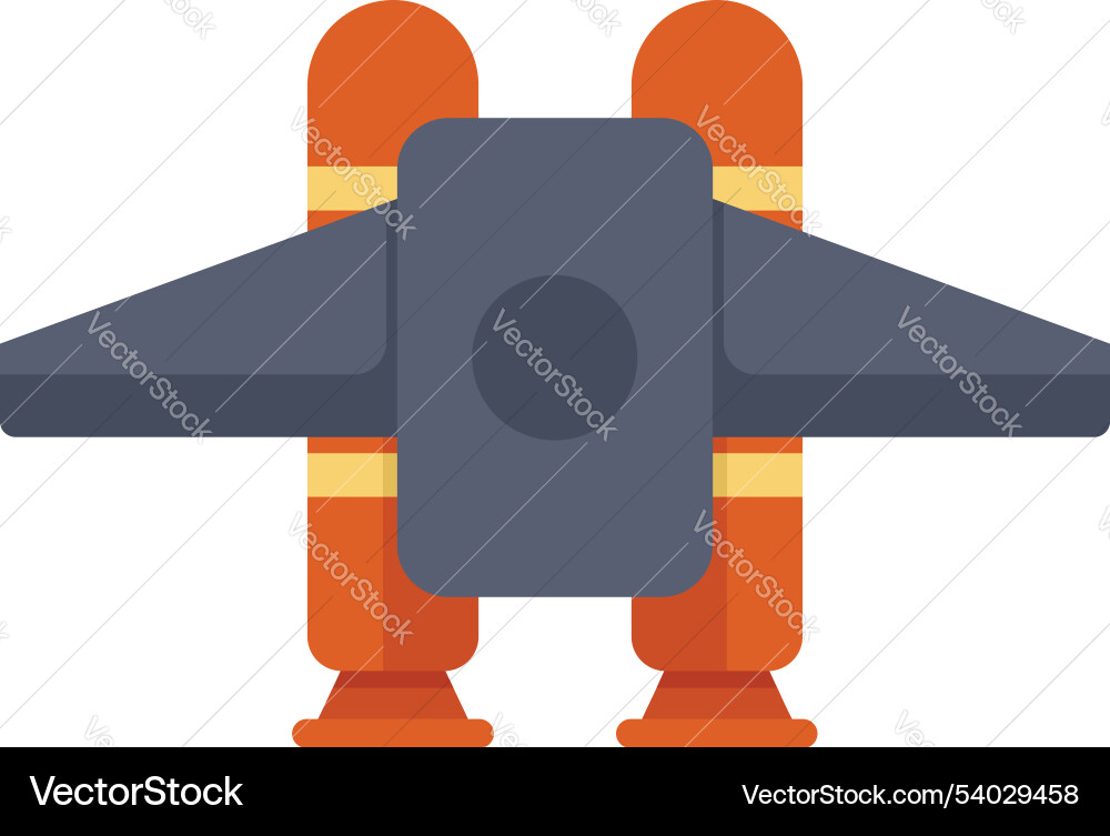 Modern spaceship is floating in space its Modern spaceship is floating in space its Vector Image