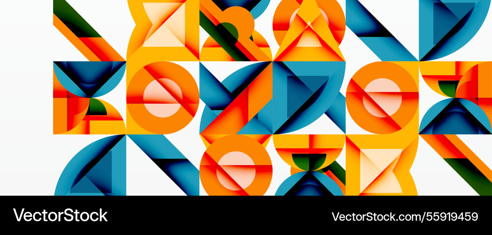 Circles squares lines abstract background Circles squares lines abstract background vector image