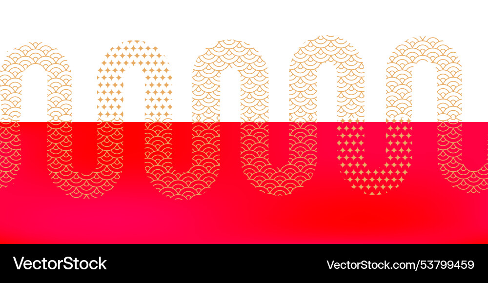 Seamless border for decoration of chinese new year Seamless border for decoration of chinese new year vector image