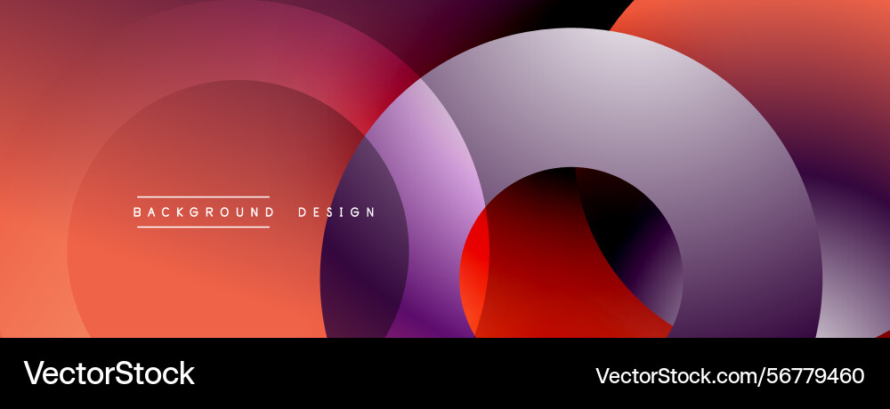 Abstract gradient layers create dynamic circular Abstract gradient layers create dynamic circular Vector Image