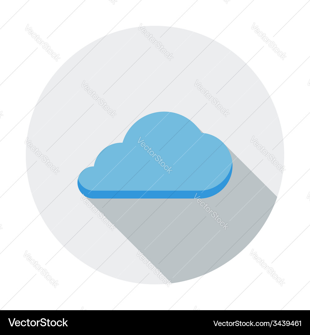Cloud computing icon Vector Image