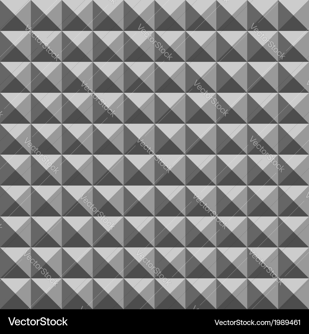 Grey Geometric Triangle Pattern vector image