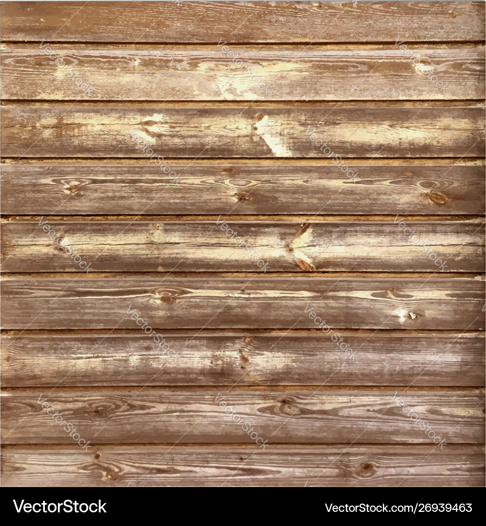 Rustic Weatherboard Wall Vector Image