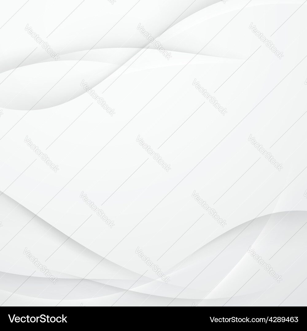 Smooth Grey Lines Abstract Background vector image