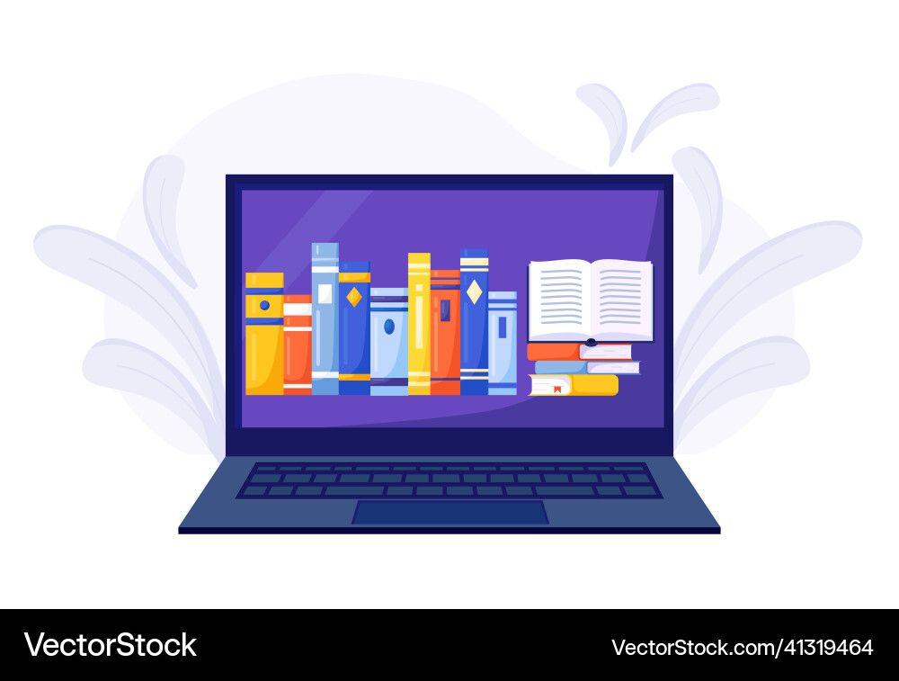 Online-Buchhandlungen ebook internet Online-Buchhandlungen ebook internet vektorbild