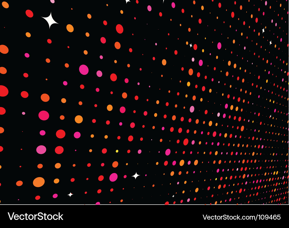 Disco Dots Pattern Vector Image