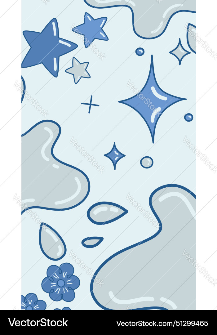 Seamless pattern with abstract geometric shapes vector image
