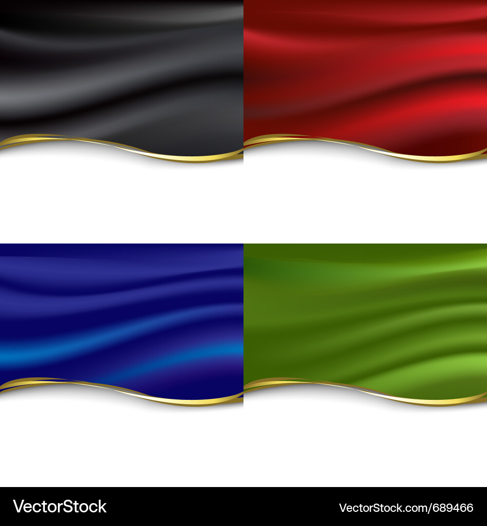 Abstract Color Gradient Backgrounds vector image