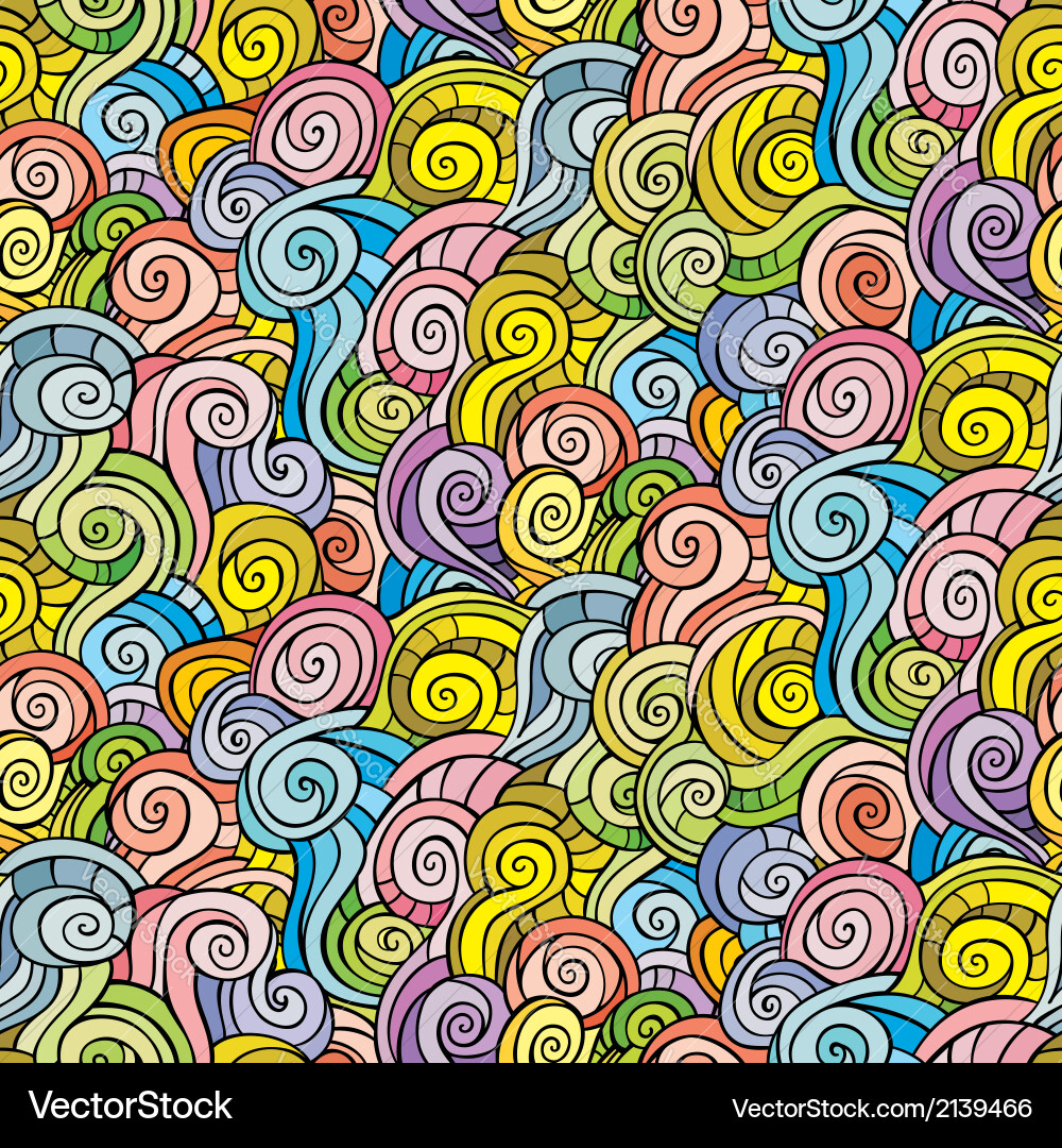 Abstract Swirl Pattern vector image
