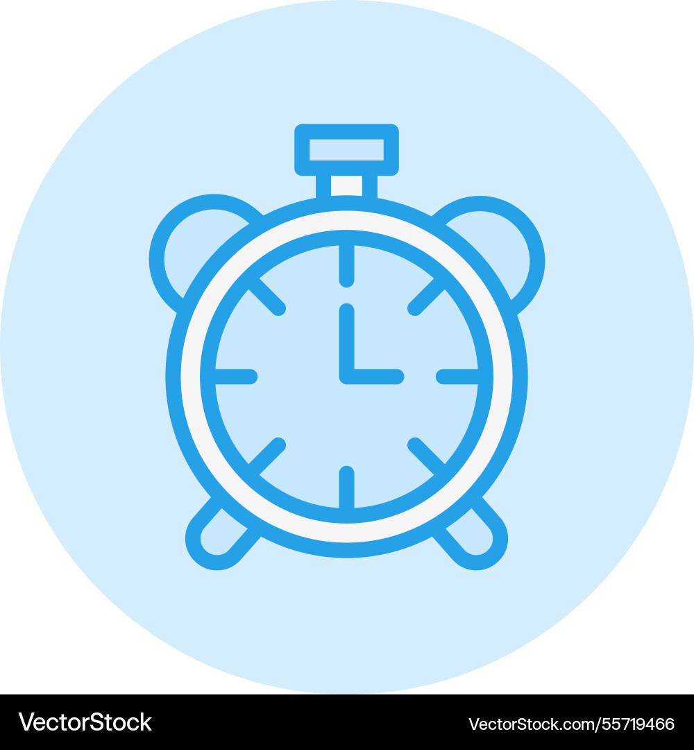 Alarm clock icon design Vector Image
