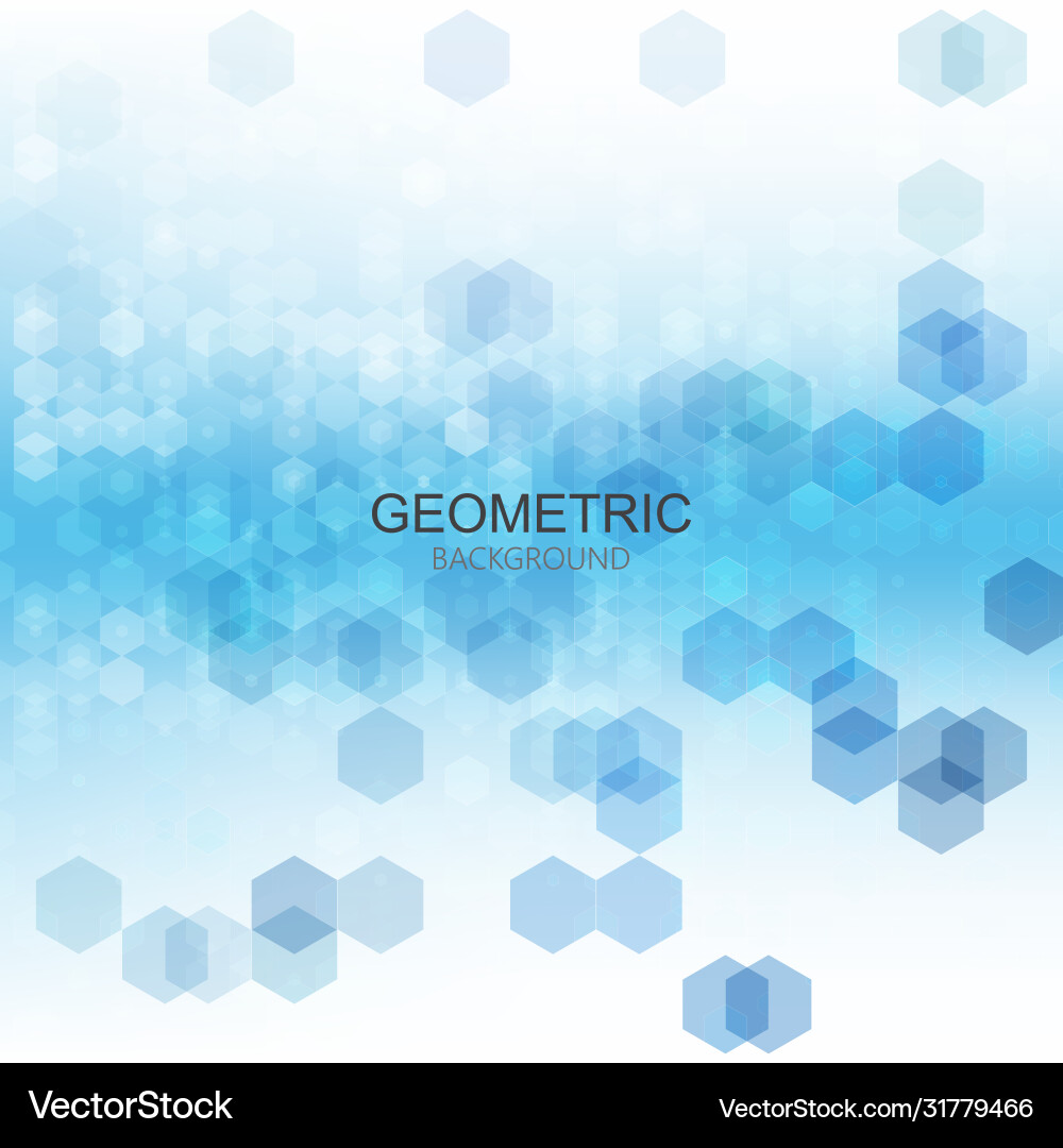 Hexagonal Abstract Background vector image