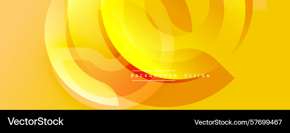 Abstract yellow design overlapping shapes create Abstract yellow design overlapping shapes create Vector Image