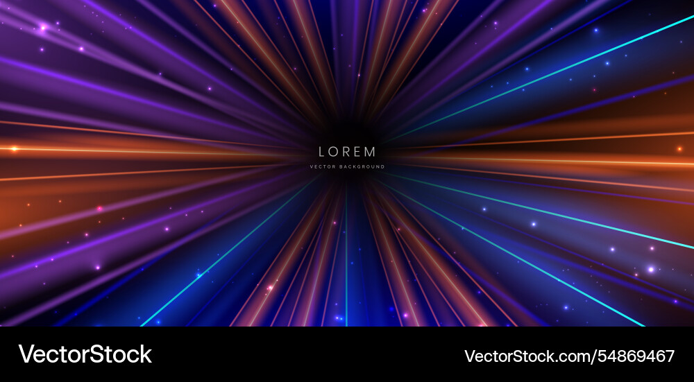 Abstrakte futuristische leuchtende Neon Multifarbe Abstrakte futuristische leuchtende Neon Multifarbe vektorbild
