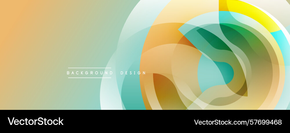 Abstract design overlapping shapes create dynamic Abstract design overlapping shapes create dynamic Vector Image