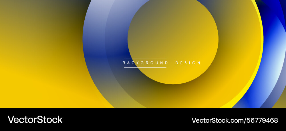 Abstract yellow blue layers create dynamic Abstract yellow blue layers create dynamic Vector Image