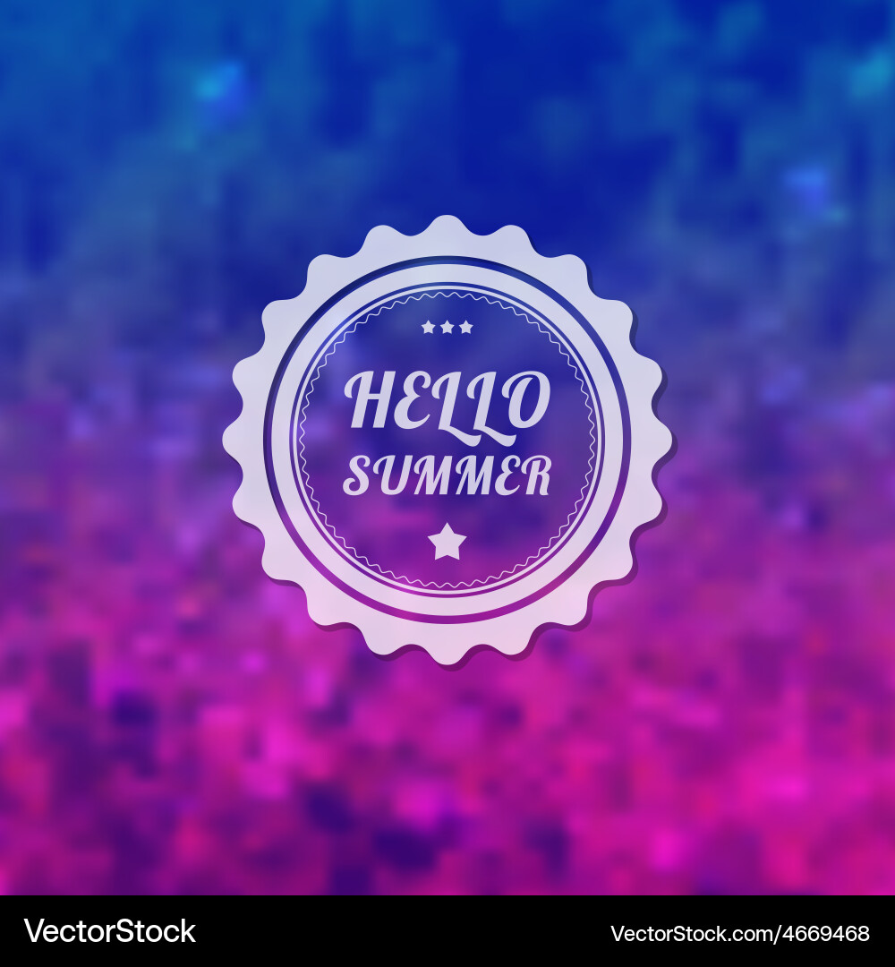 Retro Flower Field Background vector image
