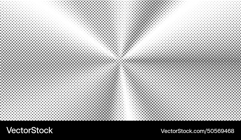 Sun rays halftone background white and grey Vector Image