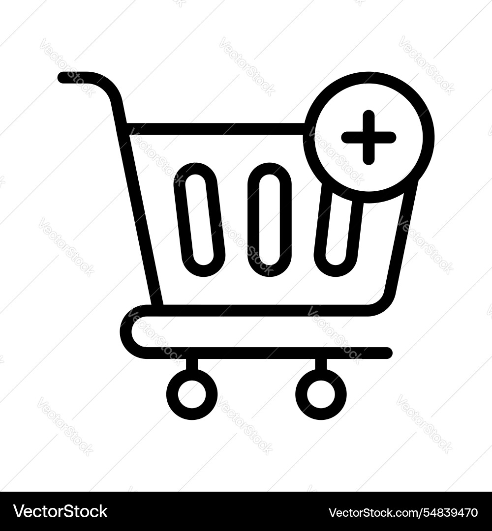 Add to cart Vector Image